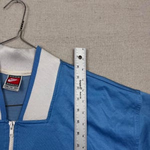 Vintage Nike UNC Tar Heels Basketball Jersey Shirt XXL Light Blue Quarter Zip image 9