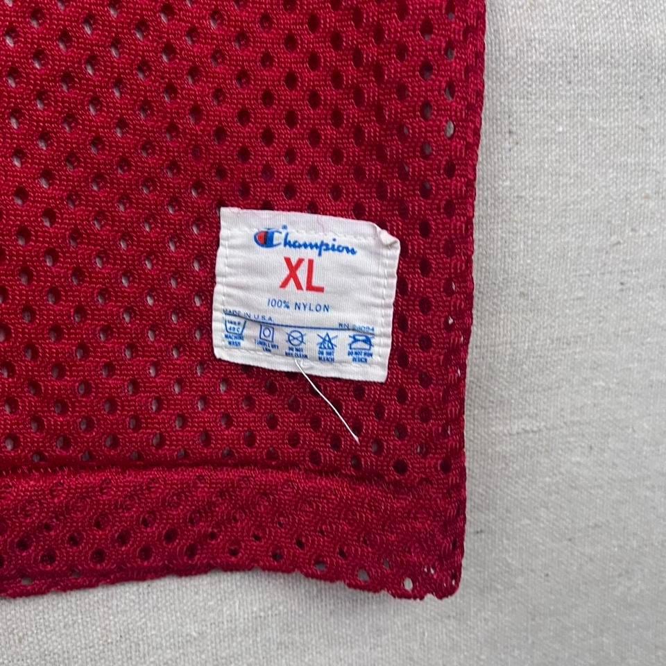Vintage 80s 90s Champion St. Johns 47 Red Mesh Football Jersey - Etsy