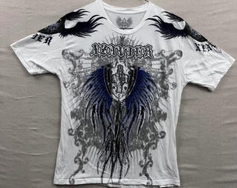 Xzavier Skull Da Grind Fallen Angels Grunge Cyber Y2K Style T