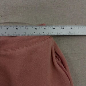 Alo Yoga Jogger Sweatpants Womens Medium Pink Fleece Zipper Pockets Tapered Leg image 5