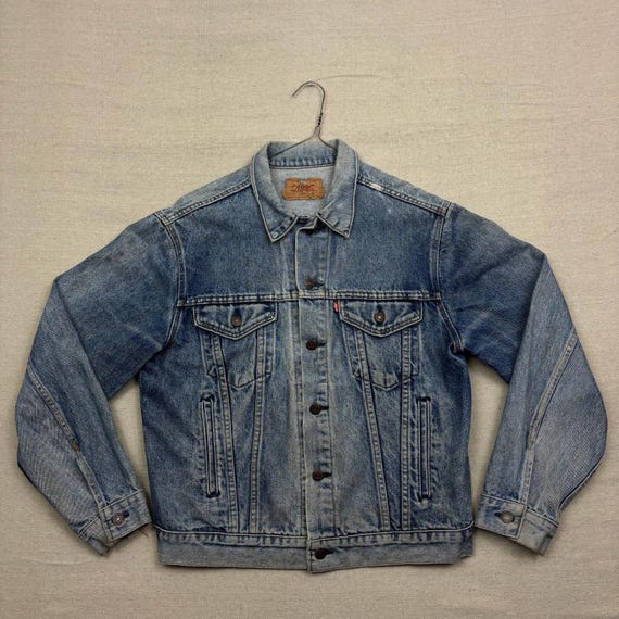 LEVIS 70-80s 70506 0217 Size:36 USA製 Vintage Levis 70506 0217 Denim Trucker Jacket Blue Cotton Made in