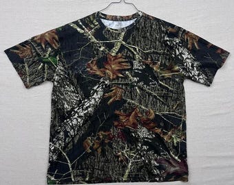 Red Head Mossy Oak Break Up Camo Blank Tee Shirt