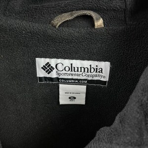 Chaqueta de trabajo con capucha Columbia para hombre, talla XL, estampado de camuflaje Mossy Oak, forrada de felpa, de lona con cremallera. imagen 3