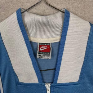 Vintage Nike UNC Tar Heels Basketball Jersey Shirt XXL Light Blue Quarter Zip image 5