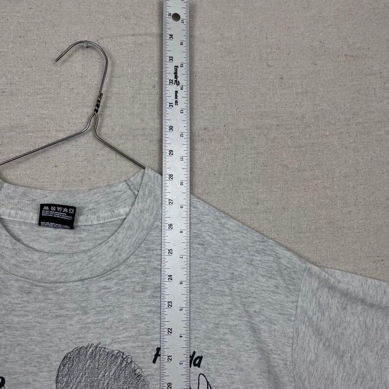 Camiseta gráfica vintage de Mickey Mouse Florida para adulto, talla grande, color gris Fruit of the Loom imagen 6