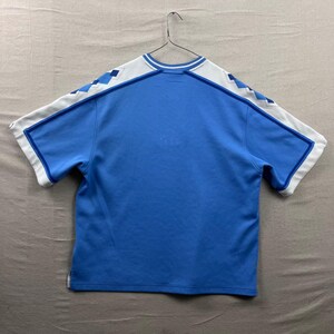 Vintage 90s Nike UNC Tar Heels Jersey Shirt Mens XL Blue White Argyle V-Neck image 2