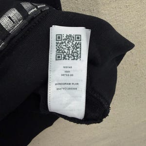 True Religion Hoodie Mens Large Olive Black Monogram Pullover Sweatshirt Logo image 5