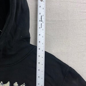 Von Dutch Hoodie Mens Large Black Skull Graphic Back Print Pullover Streetwear image 8