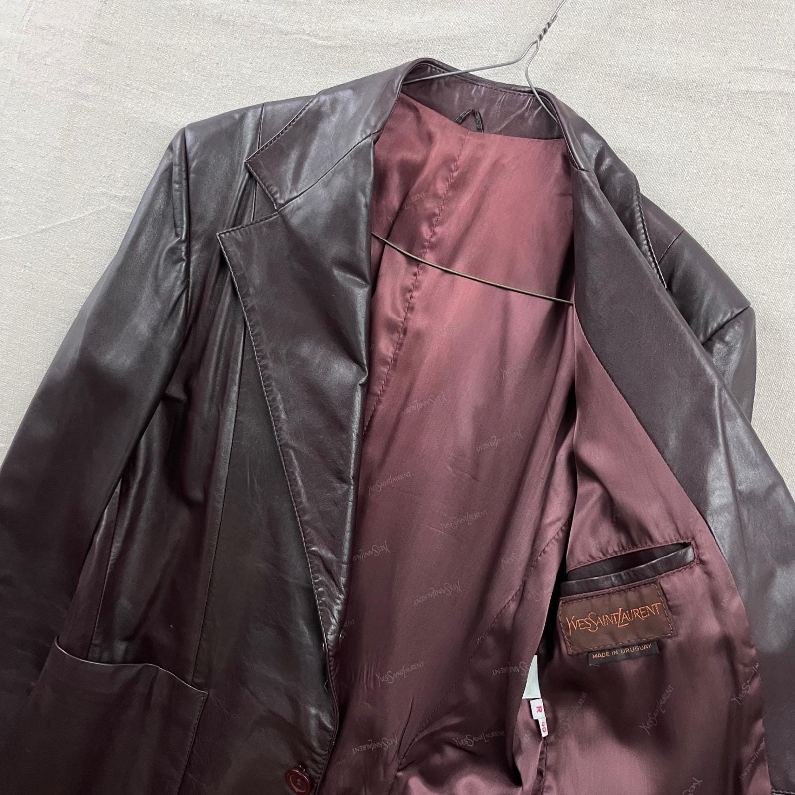 ジャケット・アウター 80s YVES SAINT LAURENT Leather Tailored 1980s Yves Saint Laurent leather jacket | Mariella Castaneda