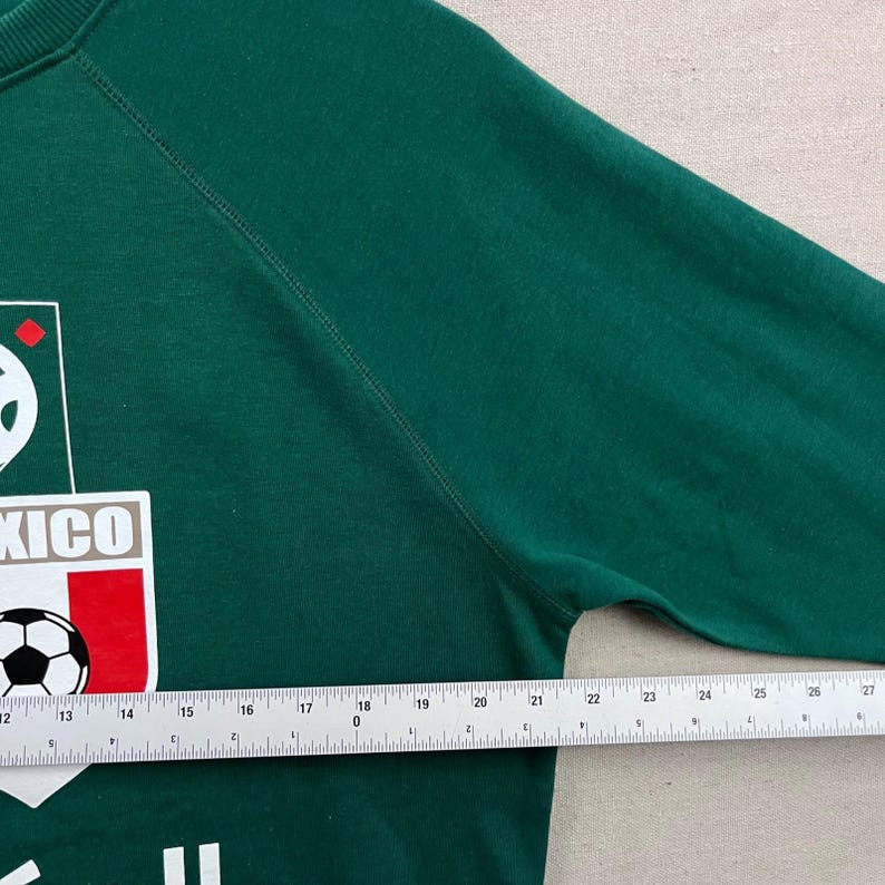 FIFA World Cup 2022 Mexico Sweatshirt Mens Medium Green Qatar Soccer Pullover image 7