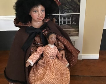 OOAK African American historic art doll