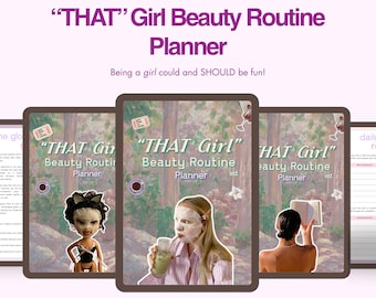 Self Care Planner: That Girl Beauty & Skincare Journal (MRR PLR Digital Download)
