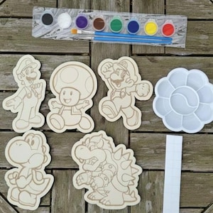 DIY Holzmalerei Kit für Kinder: Anpassbare kreative Partygeschenke und Aktivitäten im Klassenzimmer