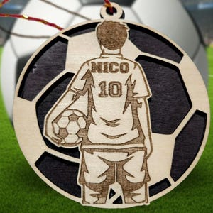 Customized Sports Christmas Baubles: Ornaments Personalized for your Sports Star