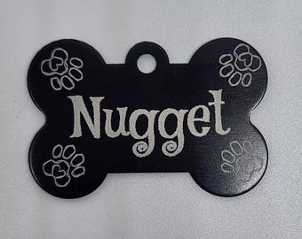 Personalized Pet ID Tag – Custom Engraved Dog Name Tag