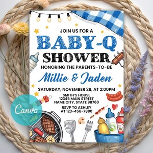 invitation template,
outdoor baby brunch,
baby shower,
unisex baby-q invite,
girl baby shower,
barbeque baby shower,
Baby Shower Theme,
Bbq baby shower,
baby shower invite,
ranch baby shower,
Instant Download,
backyard baby shower,
Couples Shower,
BBQ Shower,
bbq party invite,
Baby Q,
printable bbq invite,
bbq baby sprinkle, Baby-Q Baby Shower Invitation, Unisex Backyard Couples Baby Sprinkle, Coed BBQ Baby Shower Invite, BBQ Baby Shower Party Invite, Editable Canva Template