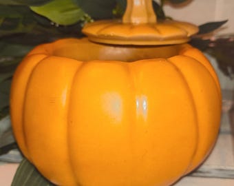 concrete pumpkin candy bowl, pumpkin decor, cute fall figurine, gift for her, housewarming gift, handmade concrete pumpkin, autumn decor