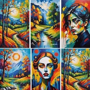6 Pittura Espressionista – Download immediato