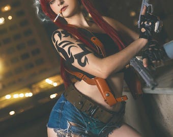 Revy Black lagoon Cosplay Print