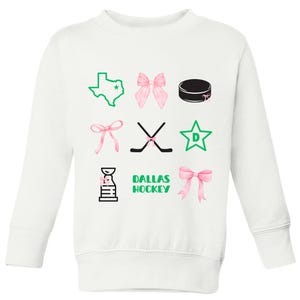 Girl Toddler Dallas Stars Hockey Sweater Sweatshirt Pullover image 1
