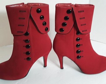 Victorian metal shoe heal hob nail boots lucky horse shoe type decor