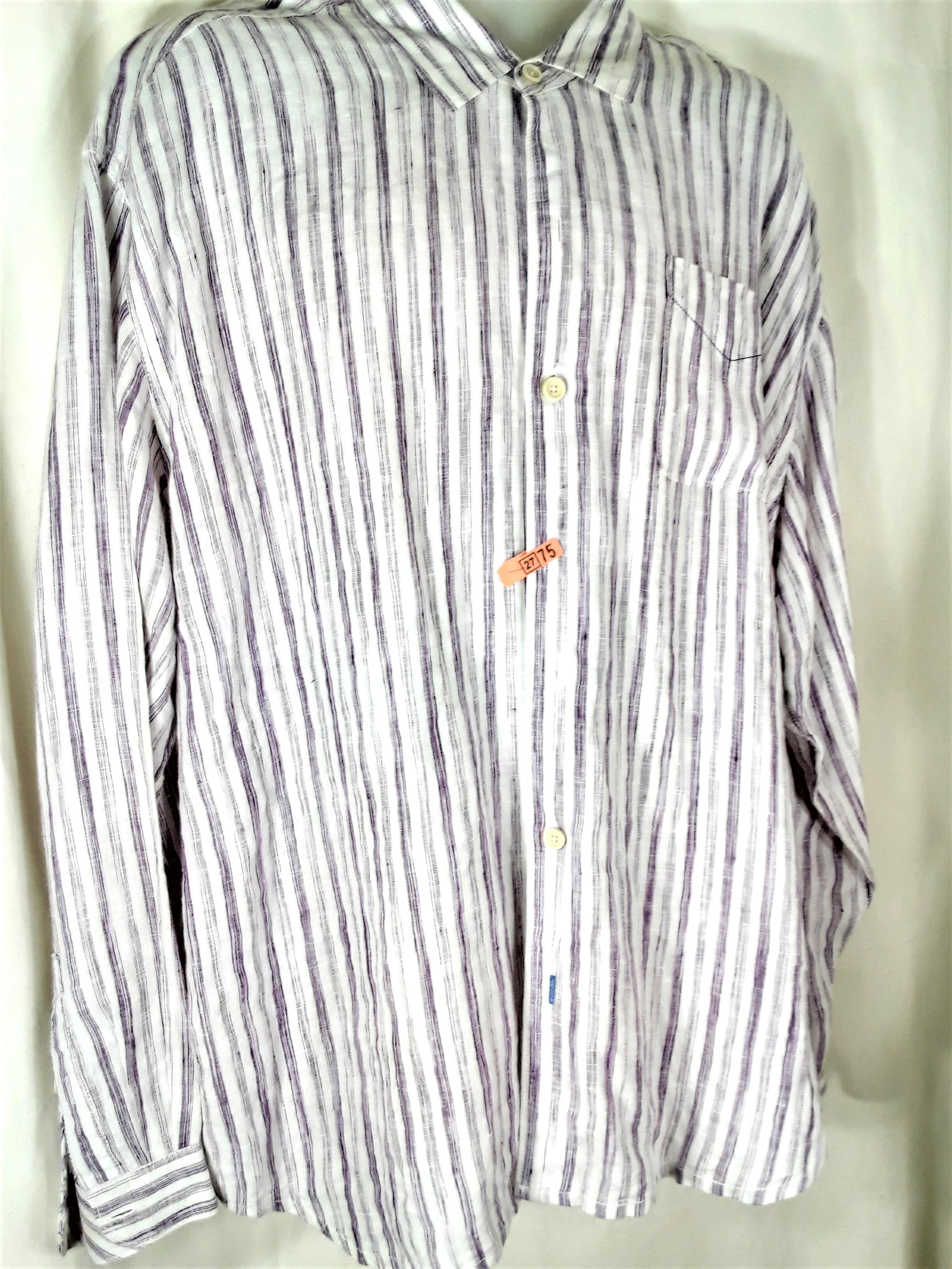 50% OFF/ Tommy Bahama Relax 100 Percent Linen Shirt: Lavender