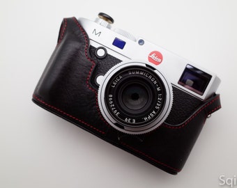 Leather half case for Leica M240