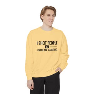 Funny Photographer Sweatshirt | Camera Pullover for Photo Lovers | Photography Gift Hoodie | Casual Photographer Apparel