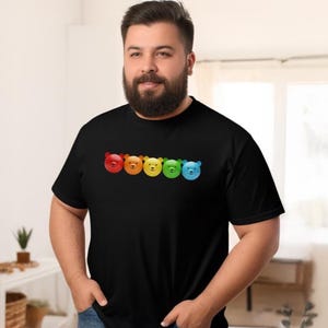 Bear Pride T-Shirt | LGBT Bear Community Tee | Gay Pride Shirt | LGBTQ+ Bear Pride Apparel | Pride Month Gift