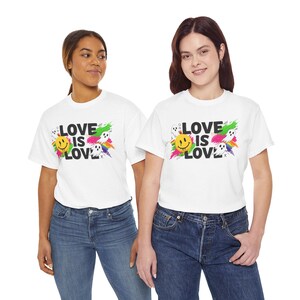 Love is Love T-Shirt: LGBT Pride Rainbow Equality Tee