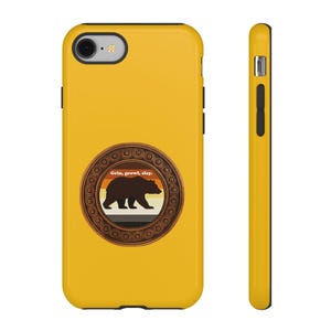 Custodia per telefono Bear Growl LGBT Pride con design feroce di un orso gay per iPhone e Android