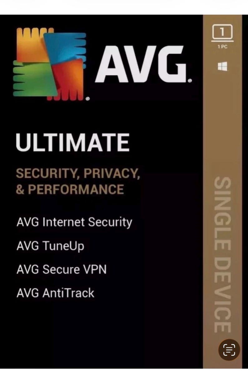 AVG Ultimate 2026- 1 Years Protection | 1device-global Activation— - Etsy