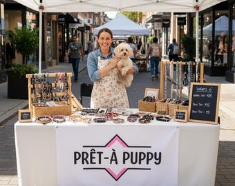 Custom Logo Table Runner, Vendor Sign, Market Booth Display