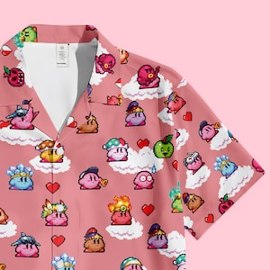 kirby dress shirt Women's Short Length Shirt | Kirby