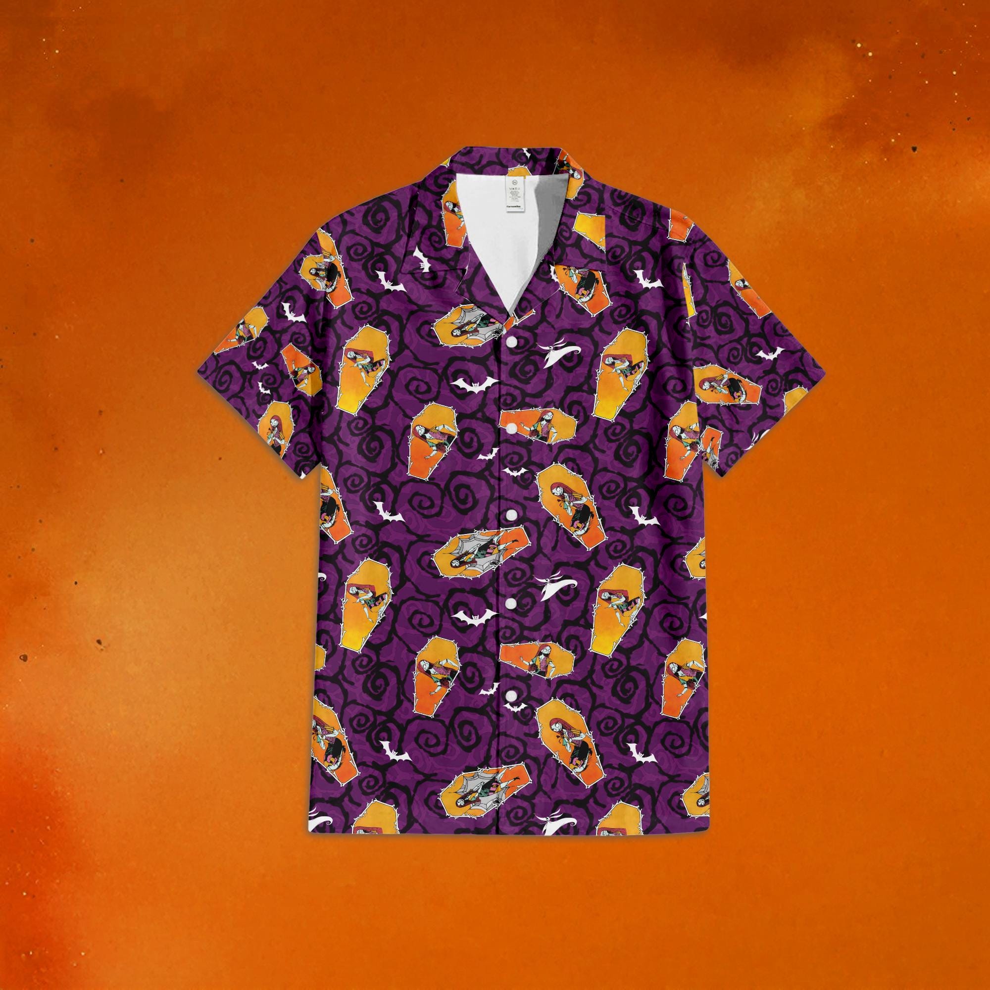 Jack Skellington Button Up - Etsy