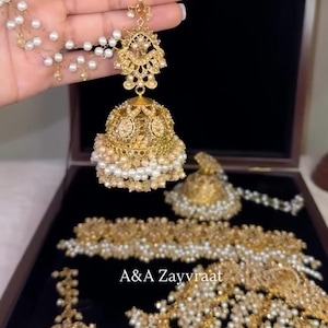 Nauratan bridal set/ Nauratan jewelry/ Pakistani Jewelry/ Bridal wear/ Indian jewelry