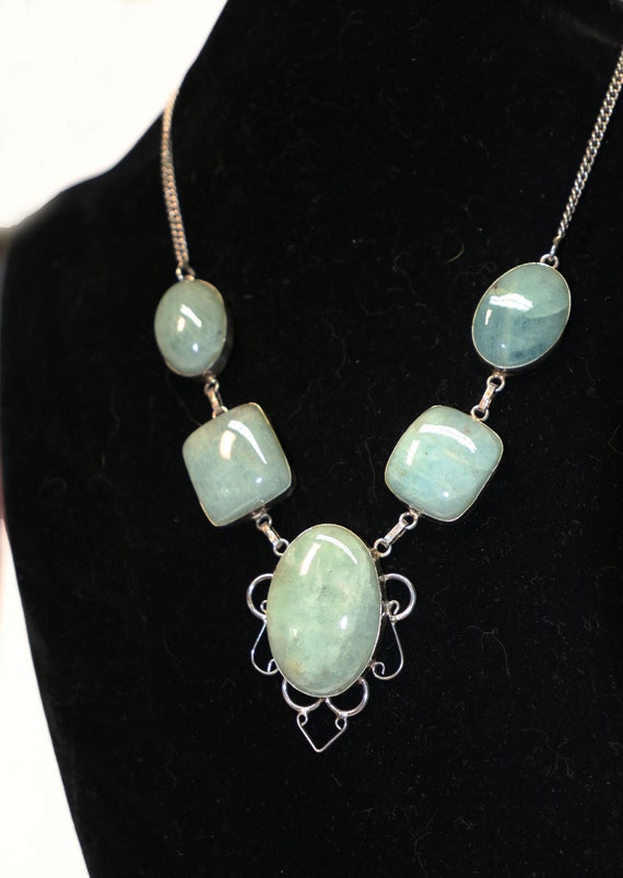 Aventurine Necklace, Natural Aventurine Stone, Nat