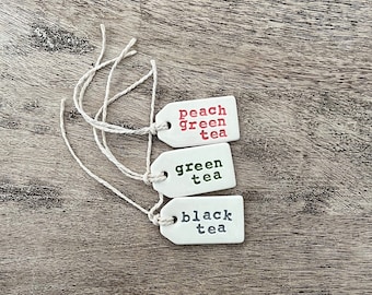 Custom Ceramic Labels For Storage and Organization