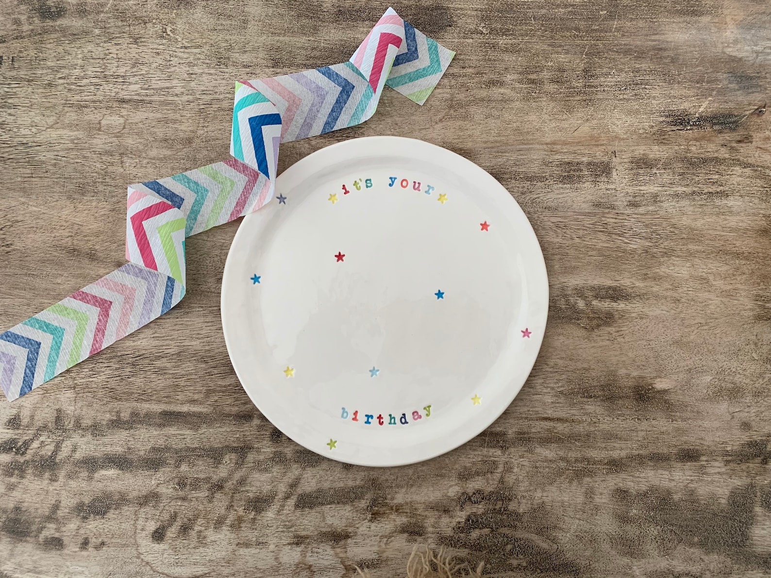 Its Your Birthday Celebration Plate Birthday Plate Special Etsy