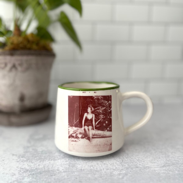 Photo to Mug, Sepia Picture on Ceramic Mug, Custom Mug