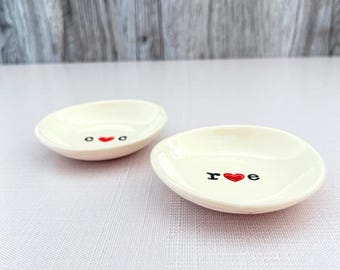 Personalized Trinket dish/Ring dish/Jewelry dish