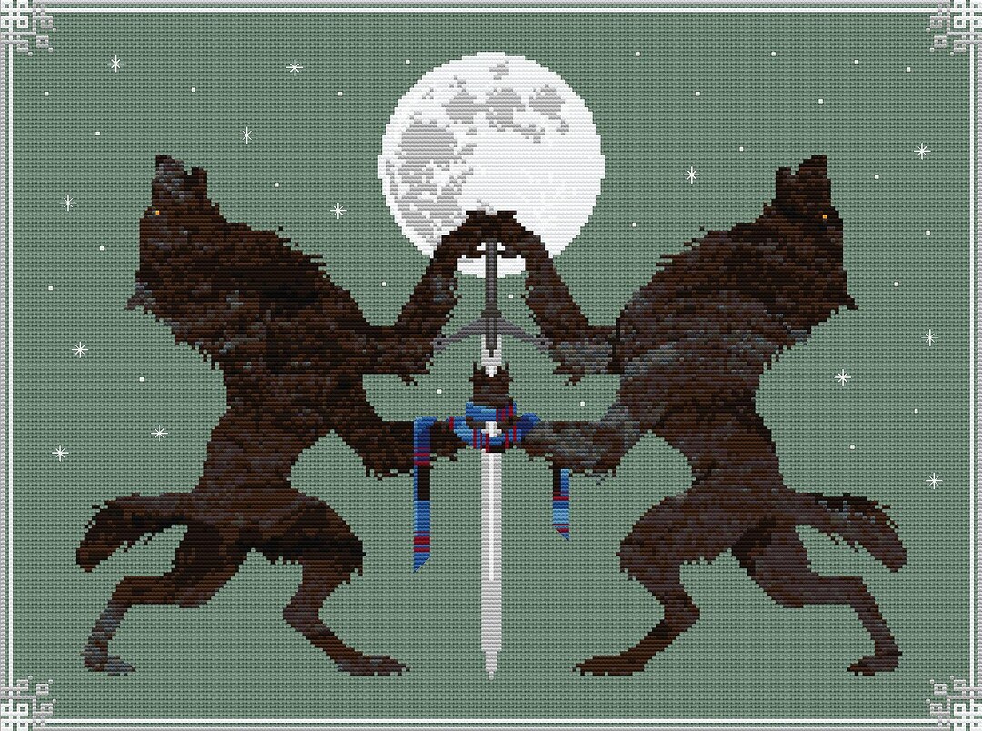 Handfasting: Werewolves in Love [cross Stitch Pattern] - Etsy
