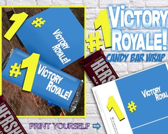 Fortnite Birthday Chug Jug Can Wrap Printable Party Decor