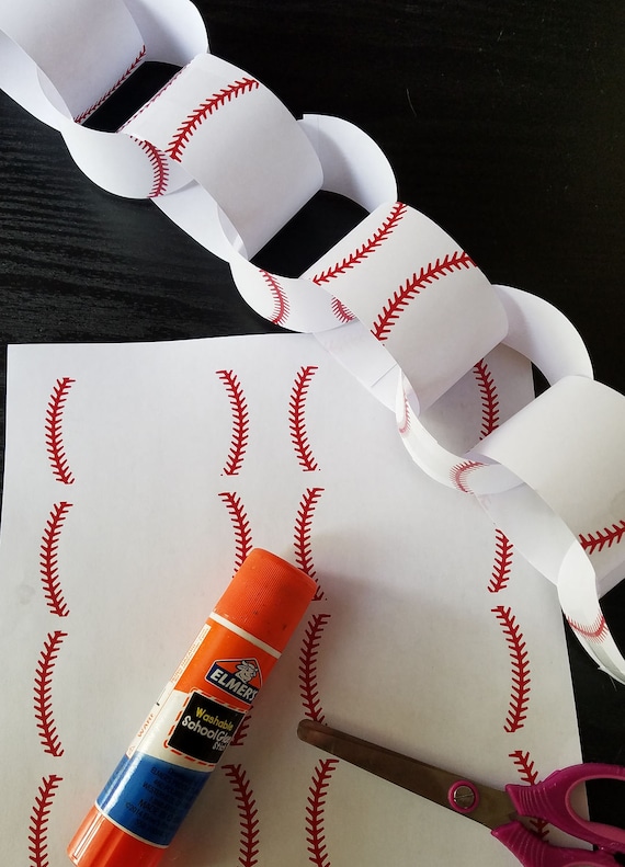 Lot De 4 Bannières Baseball - Décoration Fête Anniversaire, Baby Shower, Déco Murale Sportive (3 Mètres)