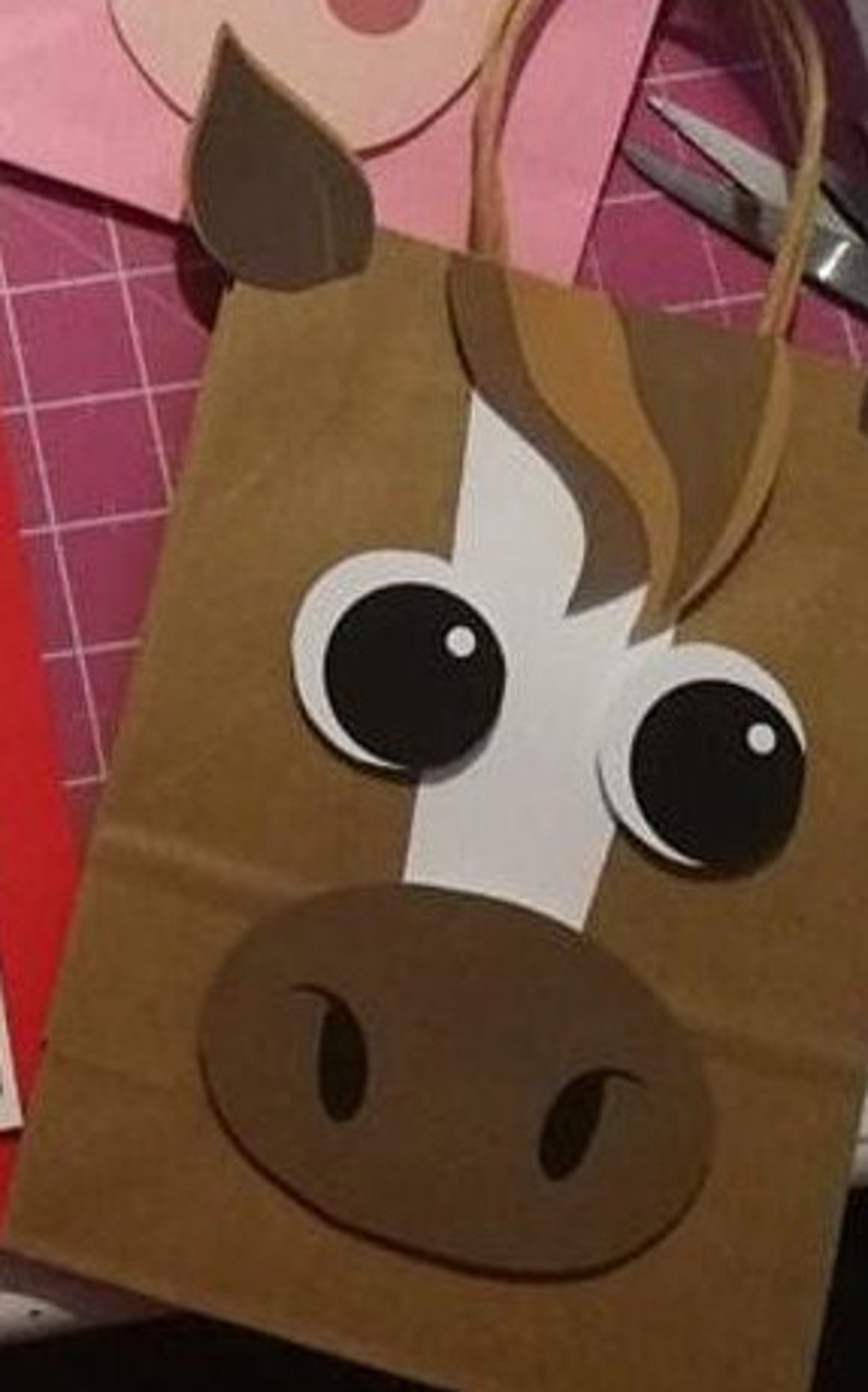 Horse Gift Bag Decorations Farm Animal Print Out Horse Only Etsy