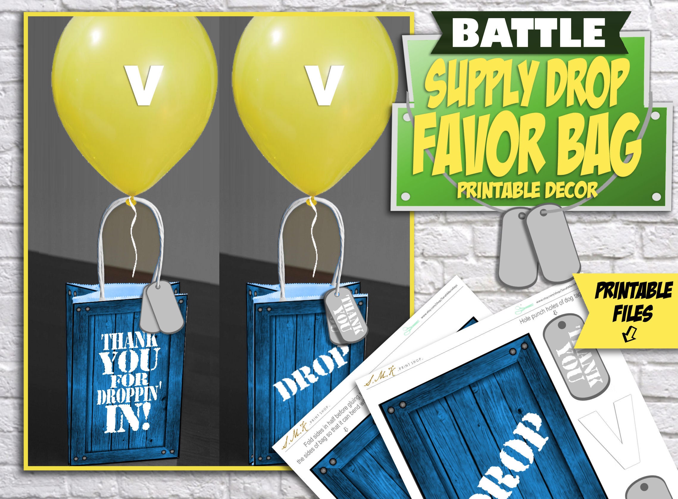 fortnite-birthday-supply-drop-favor-bags-printable-party-bag-etsy