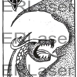 Laser Engraved Wood Celtic Knot Bookmarks