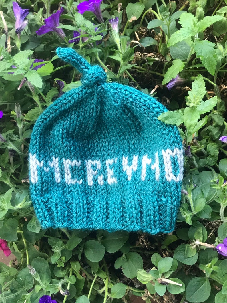 Custom Name Infant Baby Beanie