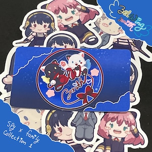 Spy X Family Anime Collection 1 | Cute Anime Sticker | Die-Cut | Vinyl Waterproof | Kawaii | Chibi | Yor, Anya, Loid Forger