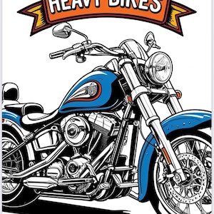 Bicycle Adventures Coloring Book for Kids | Fun Bike Theme Activity Book | Instant Download | Summer Coloring Pages | Printable PDF for Boys